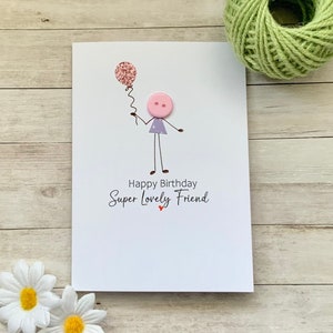 Joyeux anniversaire ami super adorable, carte d'anniversaire pour ami