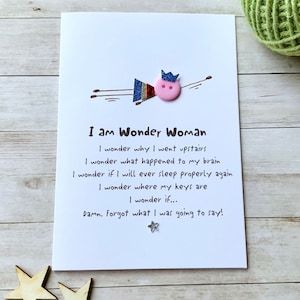 Carte Wonder Woman, Carte Ménopause