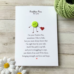 Carte pois positifs, anxiété et positivité