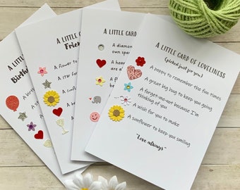 Petites cartes d'amitié, de gentillesse, de positivité et de voeux d'anniversaire, pack de cartes économiques