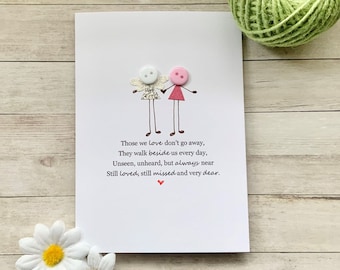 Those We Love Don't Go Away, Sympathy, Thinking Of You Card