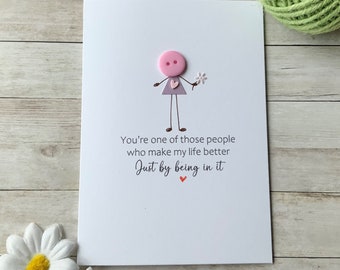 You're One Of Those People Card, Special Person Appreciation Card