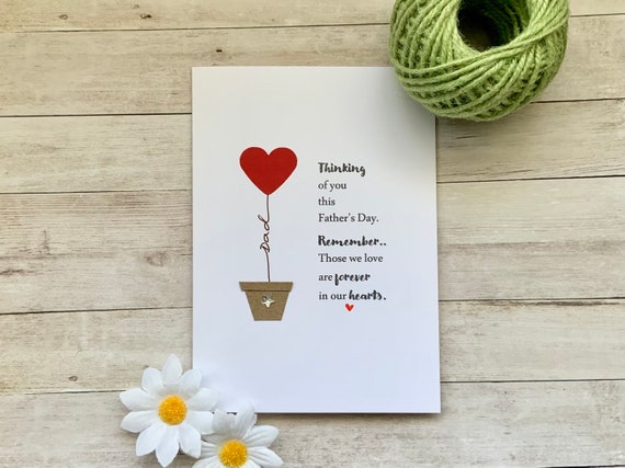 Missing Your Dad With You Father's Day Card Missing Your Dad With You Father's Day Card