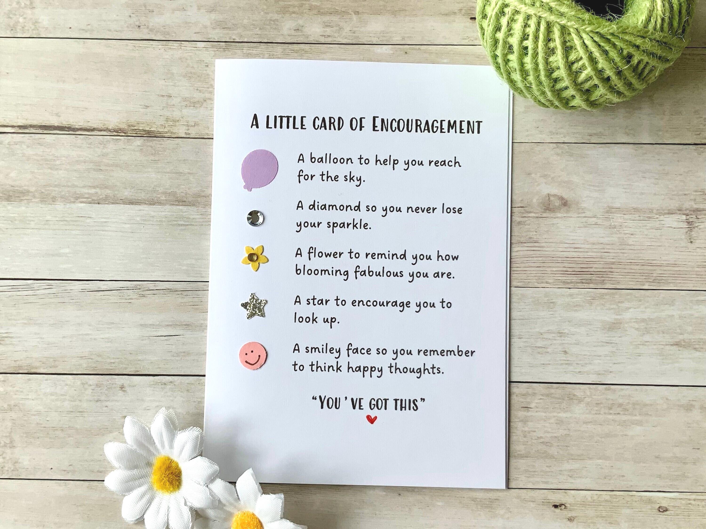 A Little Card Of Encouragement, Positivity Card,