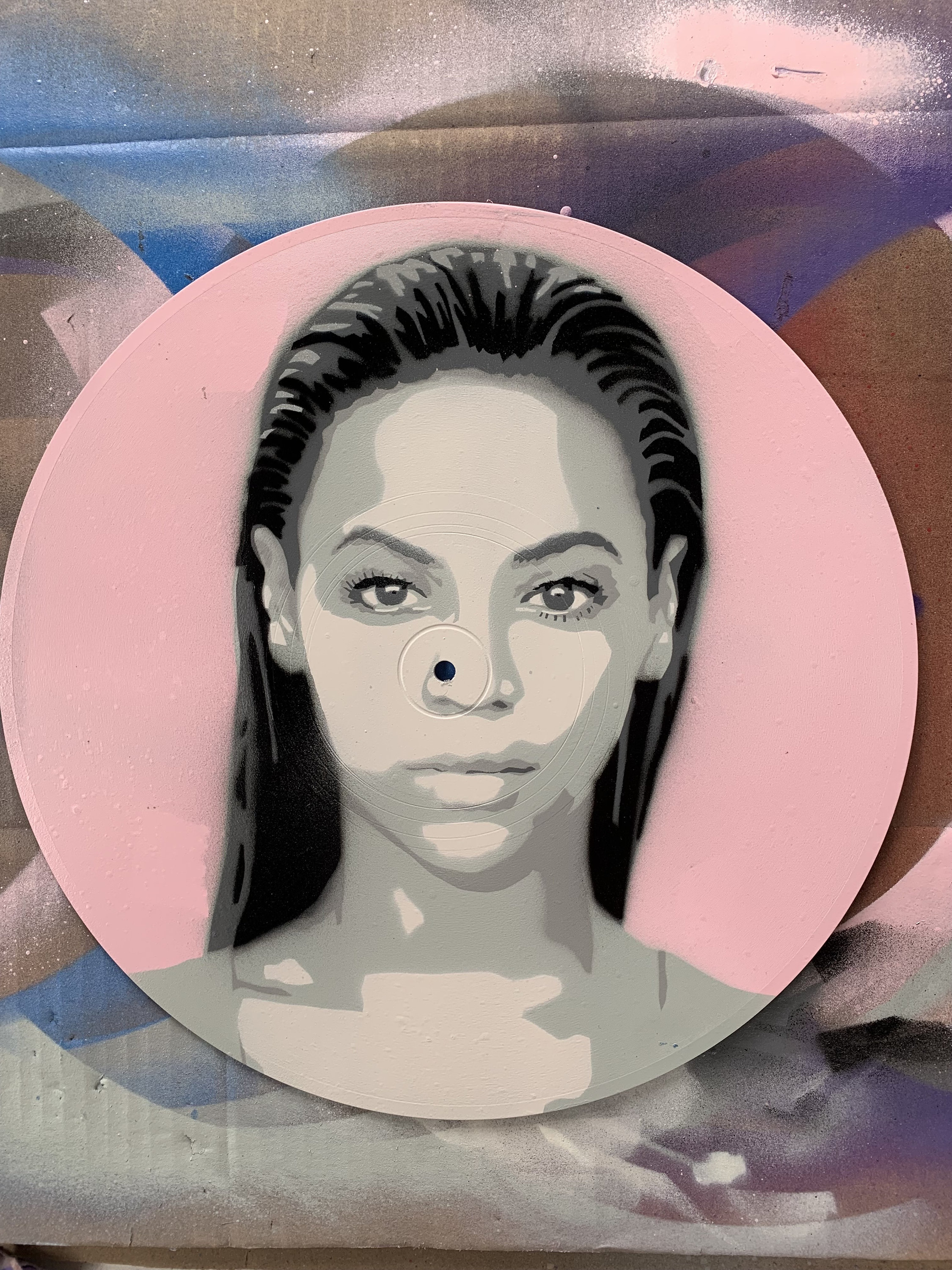 Beyonc Original Spray Painting Stencil Street Art Graffiti Beyonc Original Spray Painting Stencil Street Art Graffiti