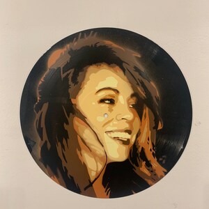 Mariah Carey- Original Stencil Spray Painting