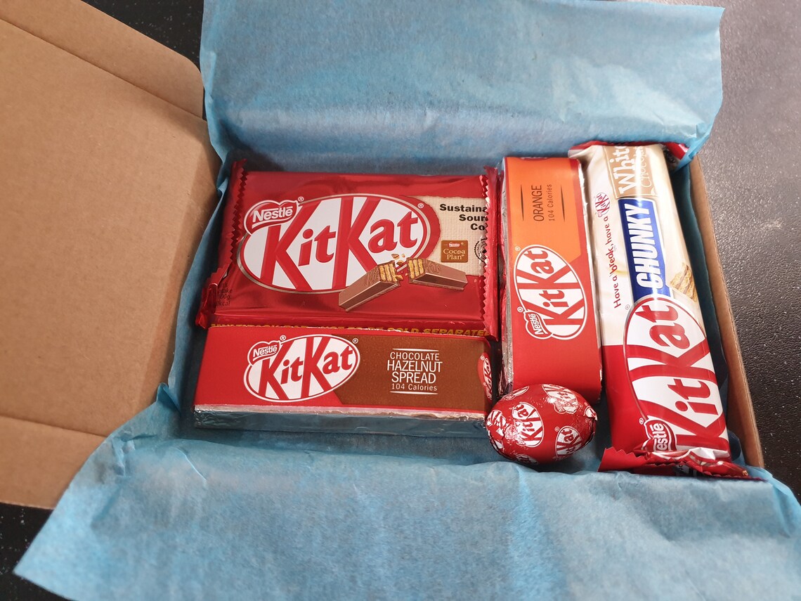 Kit Kat Chocolate Gift Treat Letterbox Hamper Kit Kat Chunky Etsy