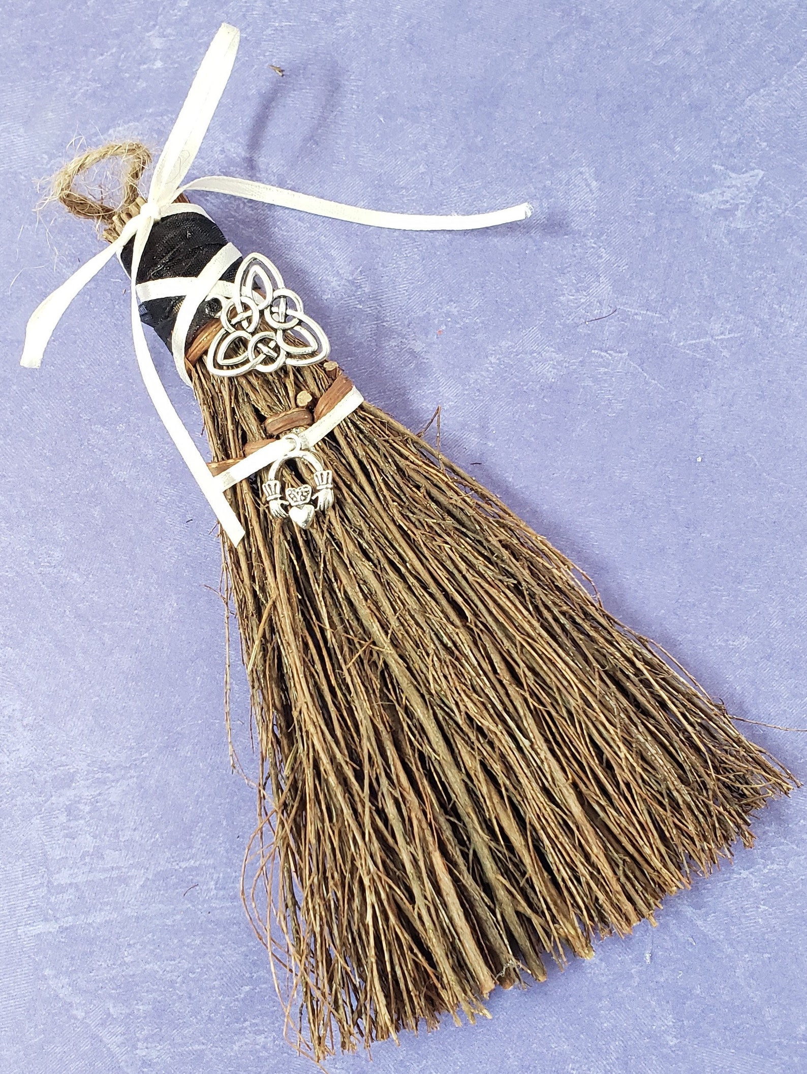 Handmade Decorative Cinnamon Broom with Trinity Knot and Etsy
