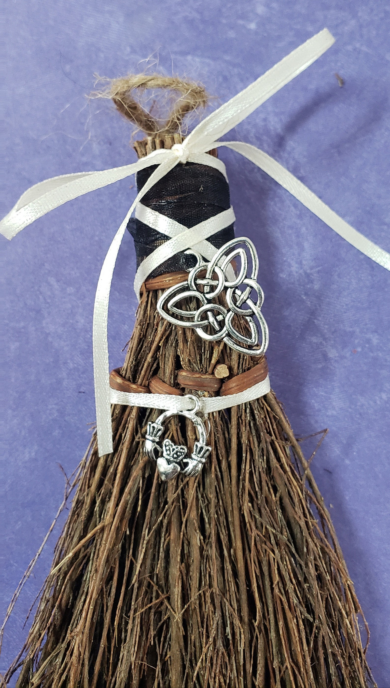 Handmade Decorative Cinnamon Broom with Trinity Knot and Etsy