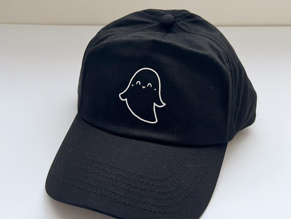 Black Ghost Cap Hat