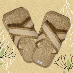 Sedge Slippers: Thin Sole Japan Style Indoor Slides