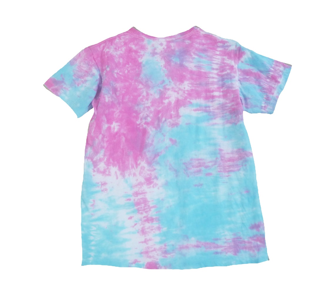 Pastel tie dye shirt blue pink tie dye tshirt chest 36 inch | Etsy