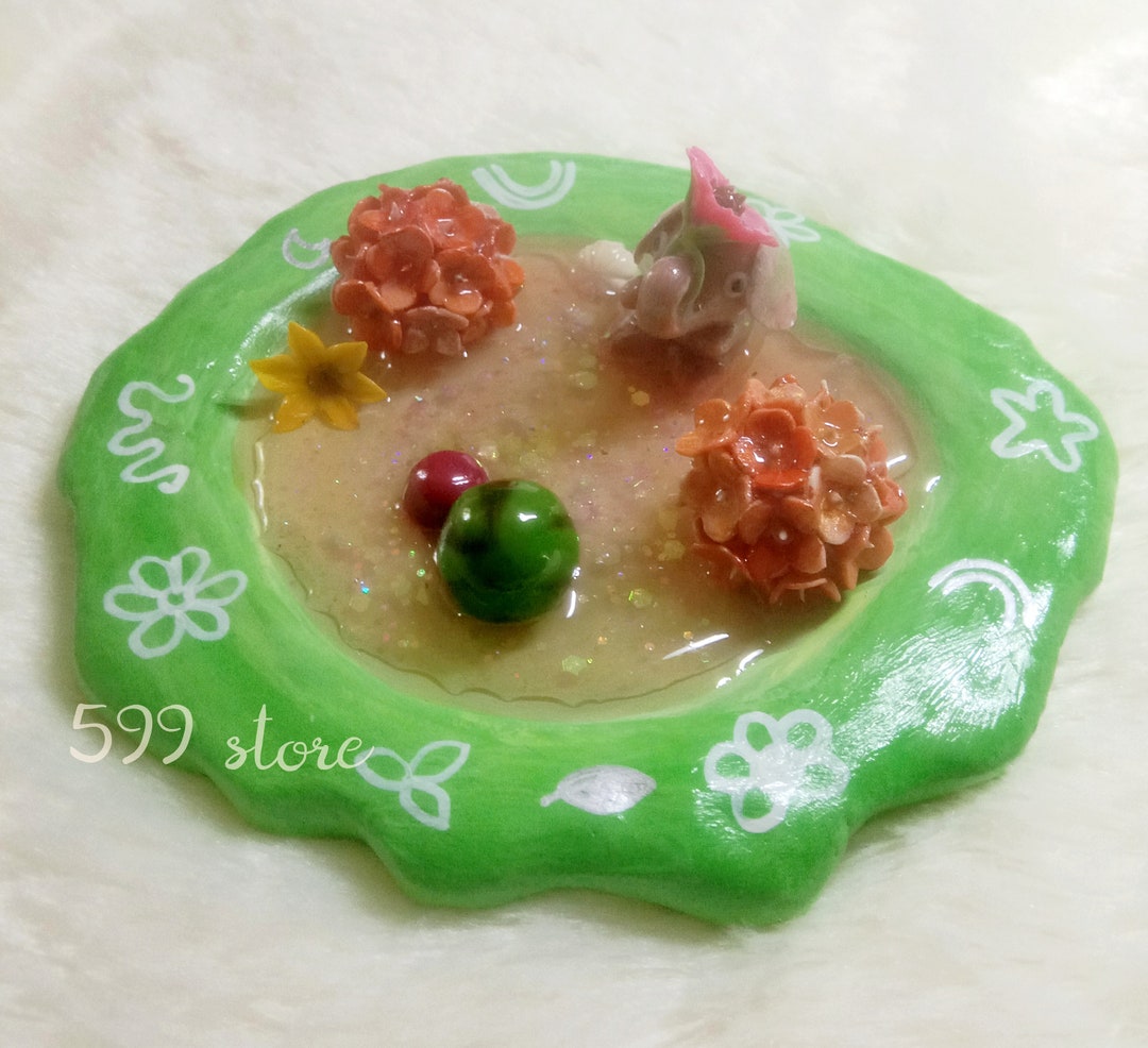 Elephant Tray, Animal Trinket Dish, Cute Jewelry Disk, Elephant