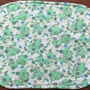 Green Flower Placemats