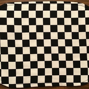 Black & White Checkered Placemats