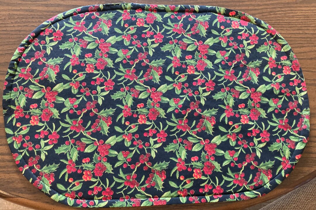 Holly Placemats Etsy