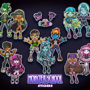 Monster School Date Night: Stickers