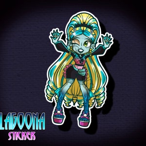 Monster Ghouls School: Lagoon Girl Sticker