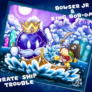 Custom Super Mario Bowser Jr License Plate By Mdk Art - Artistshot