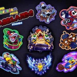 Super Mushroom Movie: Darcklands Sticker Set