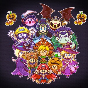 Nintendoween 13-Sticker Set