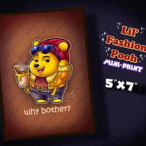 Lil Fashion Pooh: Mini-Print