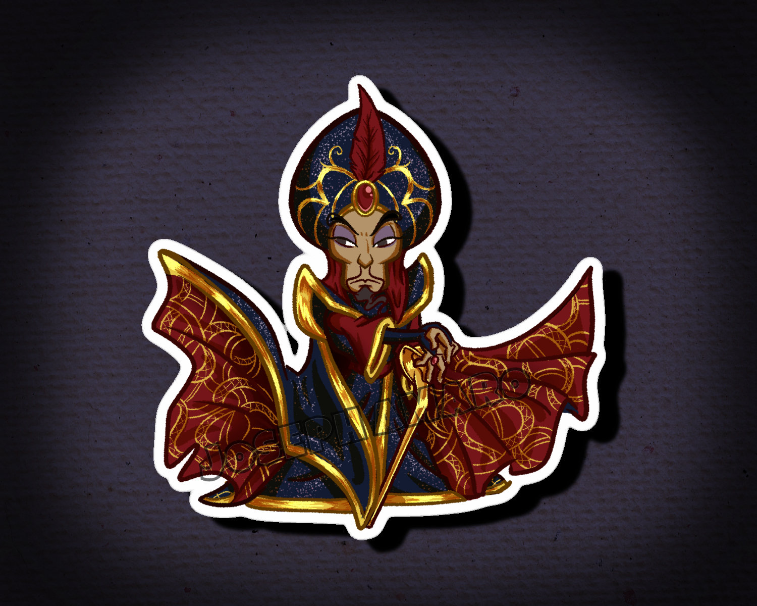 Villains of Darkness: Jafar Sticker