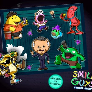 Smile Guys Sticker Sheet
