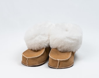 Children's "Leather-Wool" Slipper