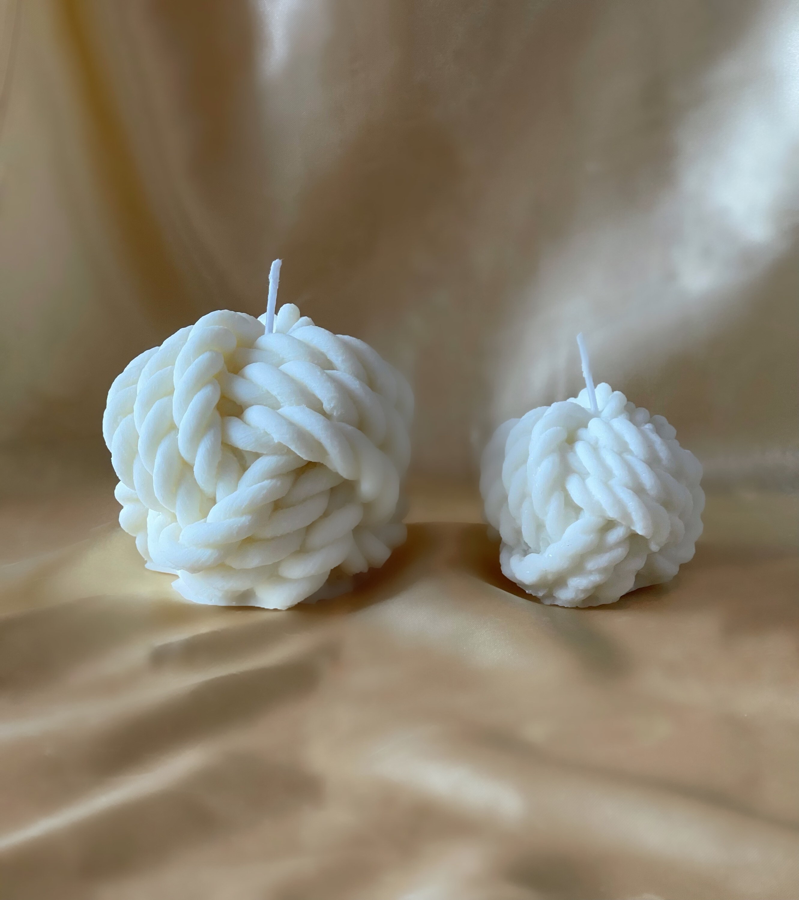 Large knot candle Etsy