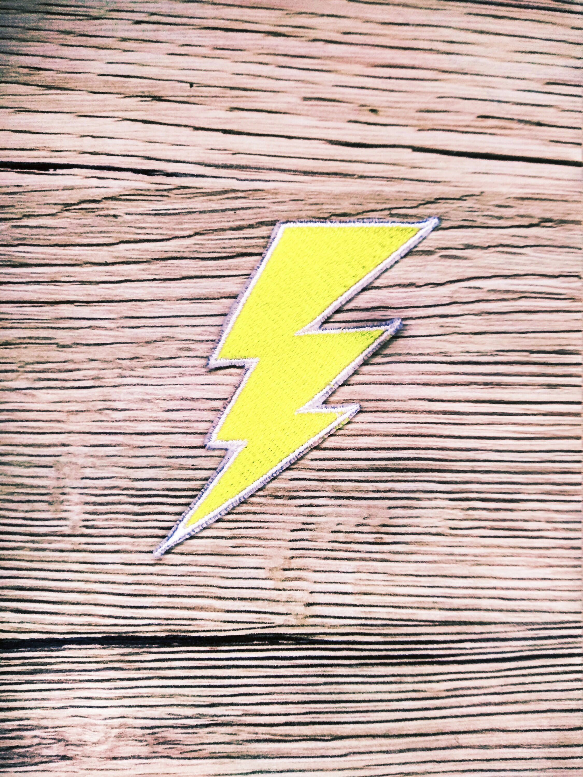 Lightning Bolt Patch Ironon Lightning bolt Patch Etsy
