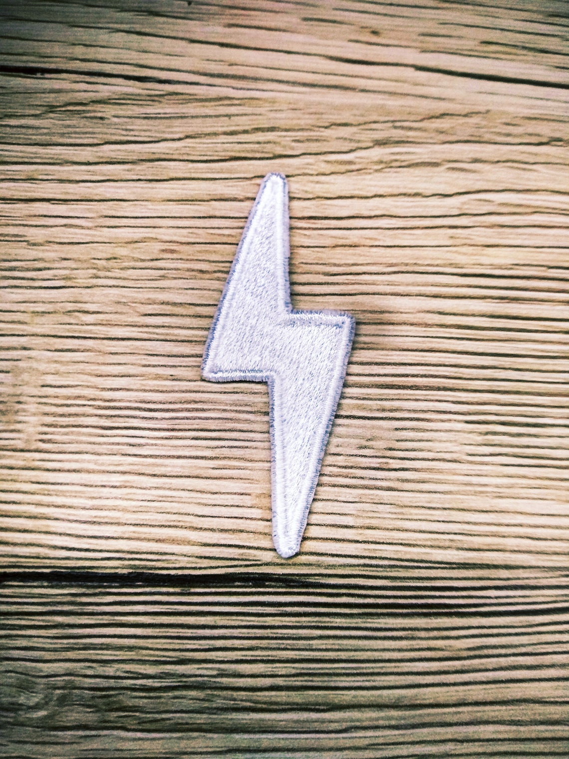 Lightning Bolt Patch Ironon Lightning bolt Patch Etsy