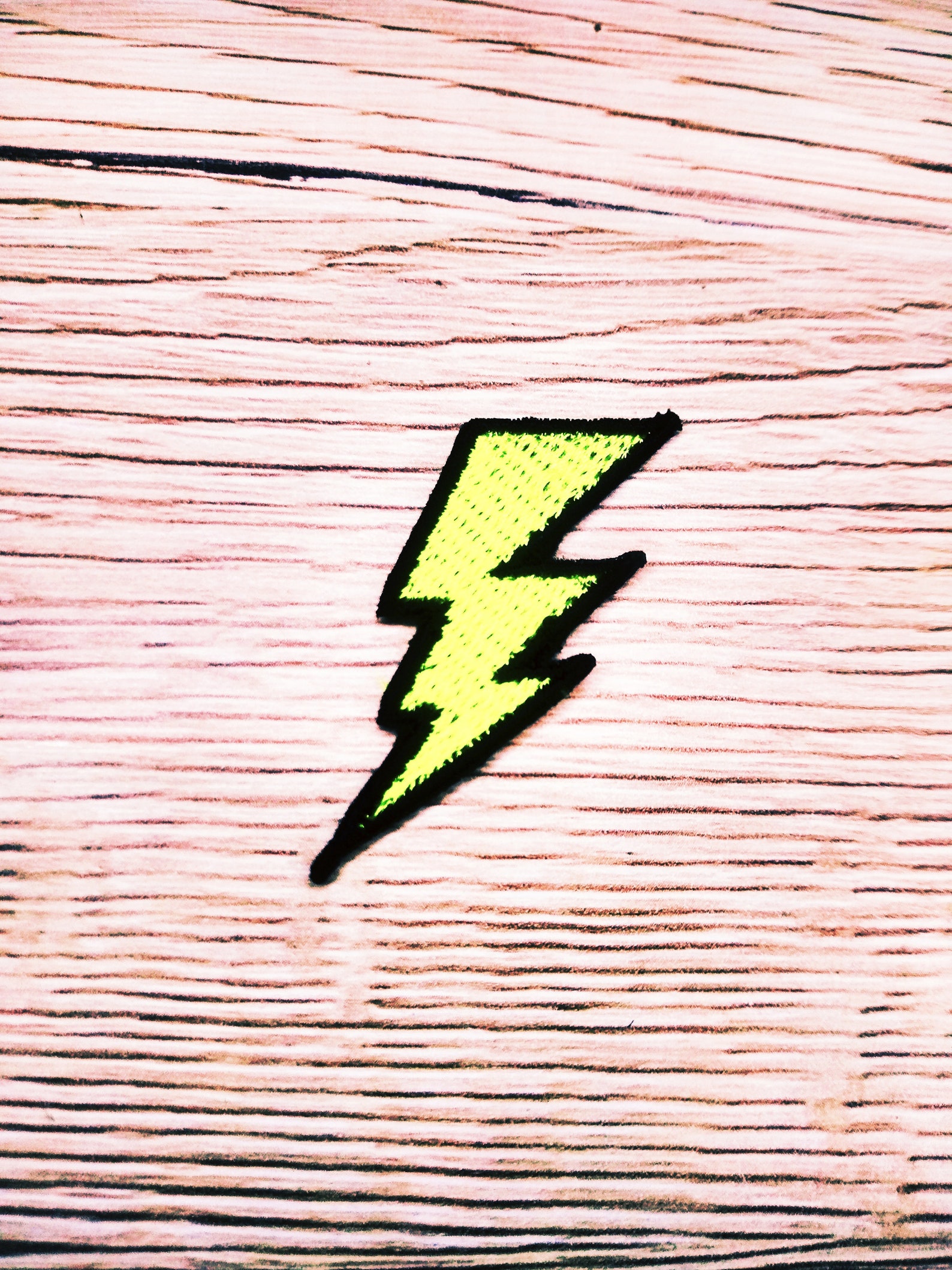 Lightning Bolt Patch Ironon Lightning bolt Patch Etsy