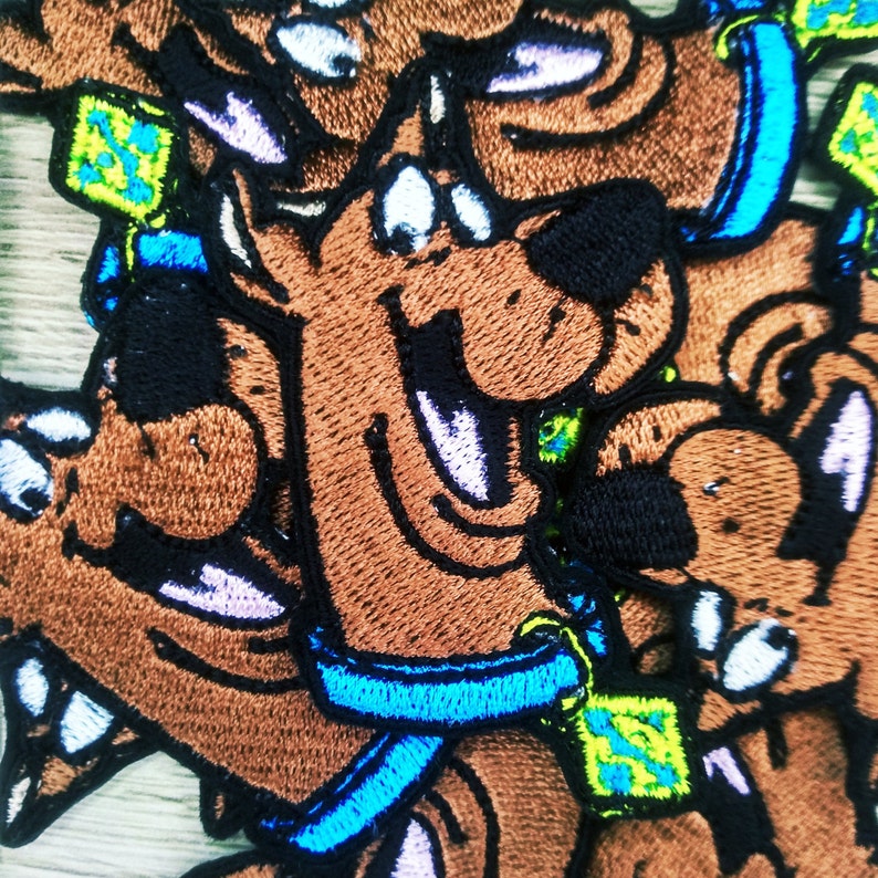 Scooby Doo Patch Embroidered Custom Patch Scoobydoo Etsy