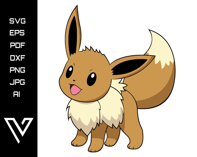 Download Eevee Pokemon Svg Cricut Cut File Silhouette Vector Artwork Digital Instant Download Clip Art Layered Clip Art Art Collectibles Delage Com Br