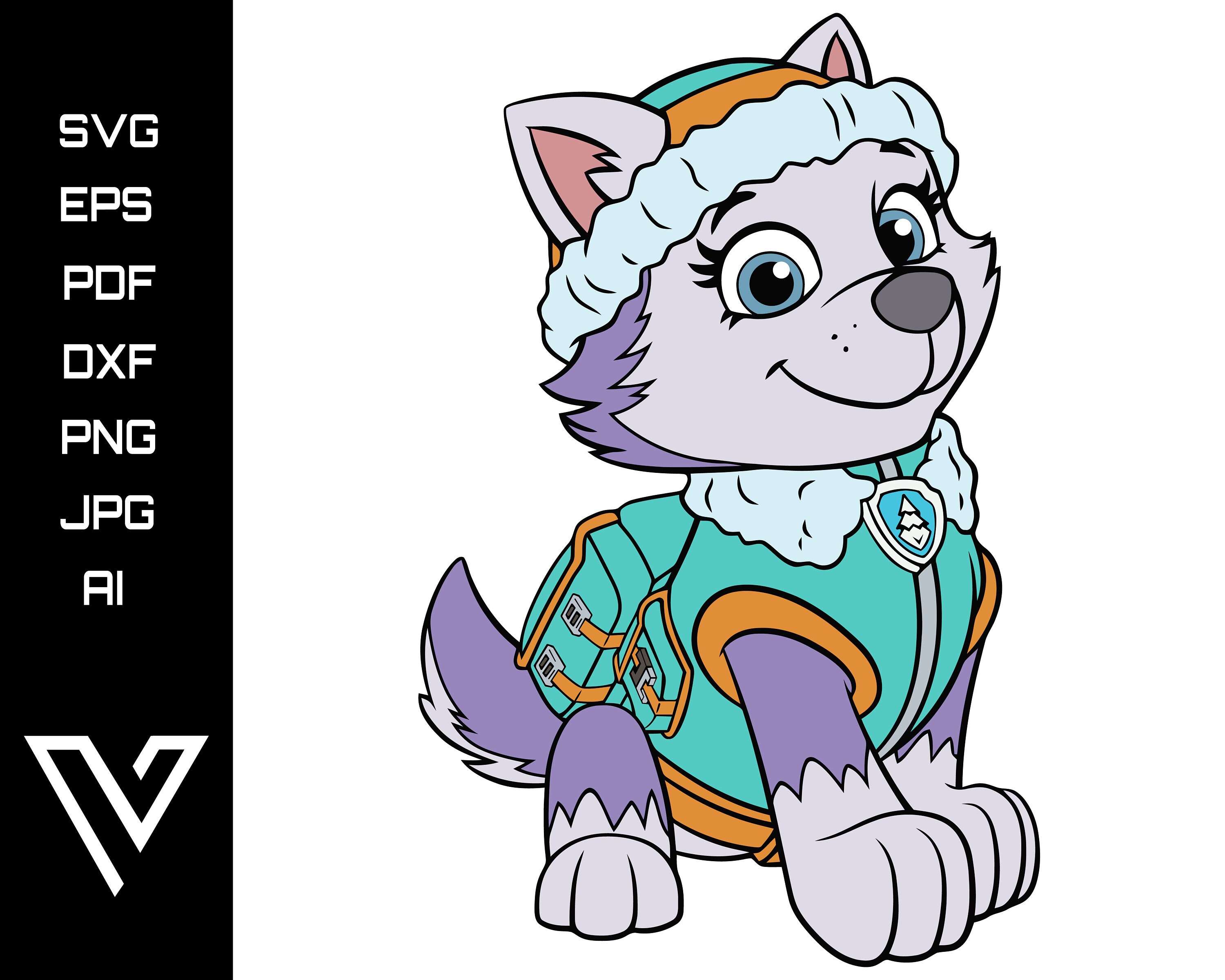 everest paw patrol svg everest paw patrol svg