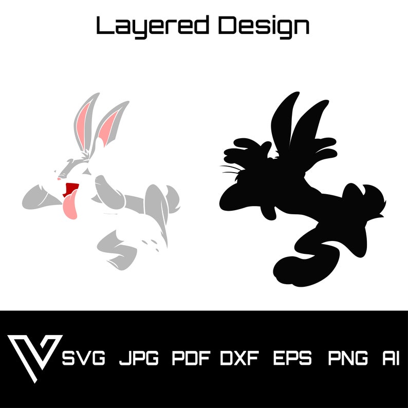 Download Bugs Bunny Looney Tunes Rabbit Svg Artwork Digital Cricut Cut File Silhouette Layered Sticker Print Clip Art Vector Instant Download Clip Art Art Collectibles Kromasol Com