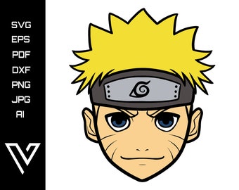 Naruto Vector File Etsy