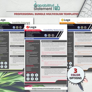 Professional Capability Statement Template