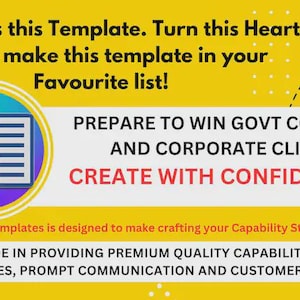 Engineering Capability Statement Template: Editable MS Word, Gov Contracts image 6