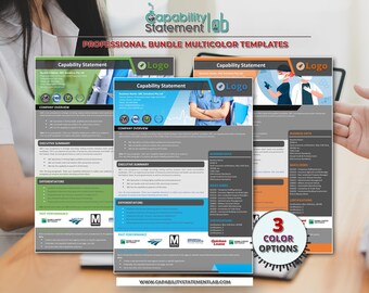 Healthcare Capability Statement Template: Editable MS Word (Instant Digital Download)