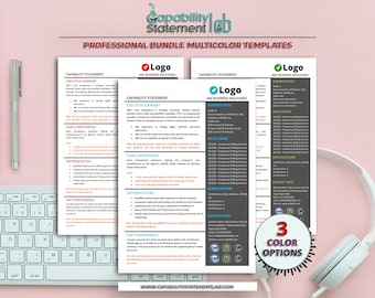 Engineering Capability Statement Template: Editable MS Word, Gov Contracts