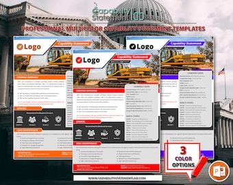 Persuasive Capability Statement PowerPoint Template