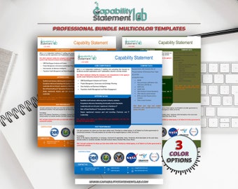Consultancy Capability Statement Template: Professional Editable MS Word Design