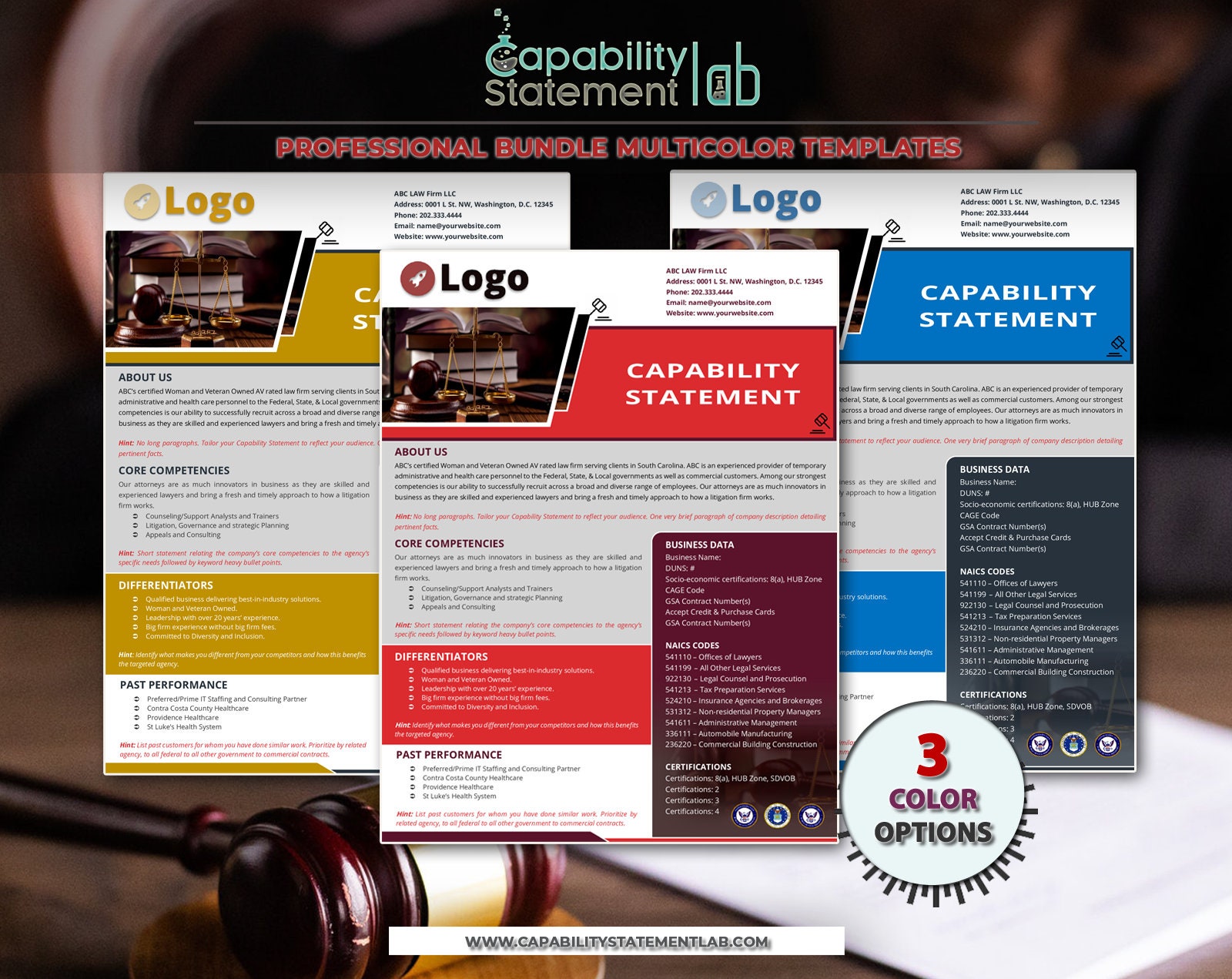 Capability Statement Template - Etsy