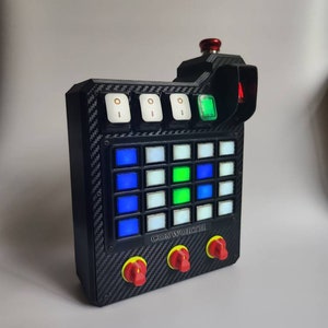 SIMUBOX M4 GT3 BUTTON BOX Sim Racing, Fanatec,Simucube, Thrustmaster, Logitech Compatible,Pc, Linux, Mac