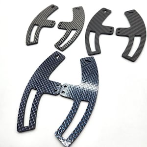 3mm CARBON FIBRE PADDLE Shifter for Fanatec Podium Advanced Paddle Module, Fanatec Magnetic Shifter, Fanatec Universal Hub V2