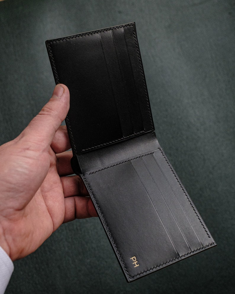 CLASSIC BIFOLD wallet, billfold minimal slim image 10