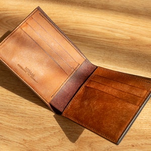 CLASSIC BIFOLD wallet, billfold minimal slim image 5