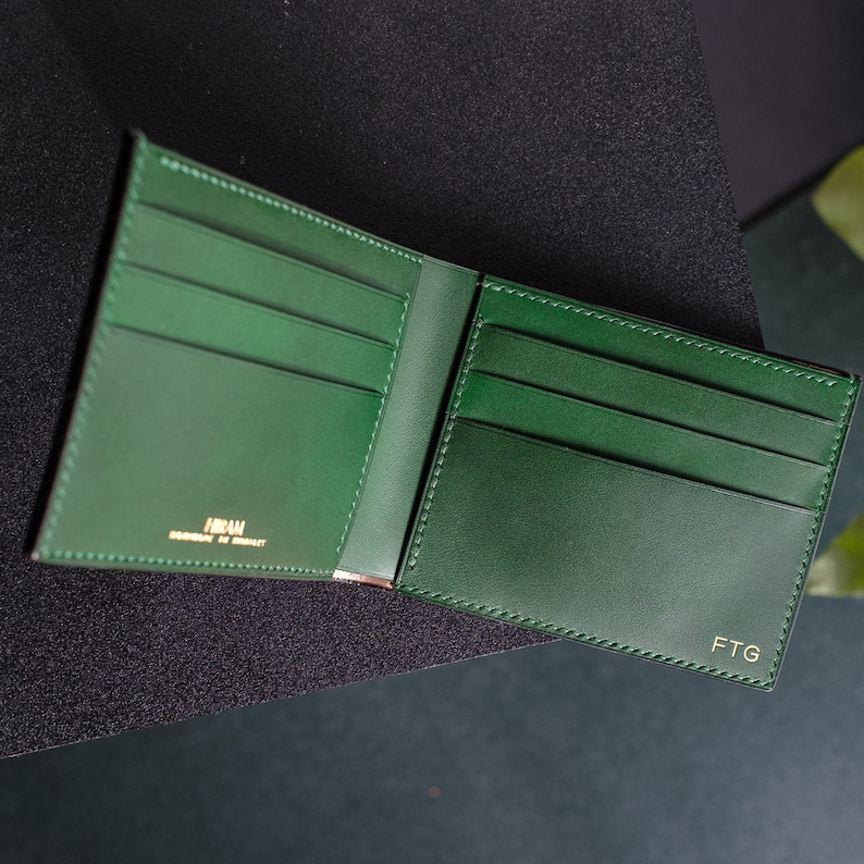 CLASSIC BIFOLD wallet, billfold minimal slim image 1